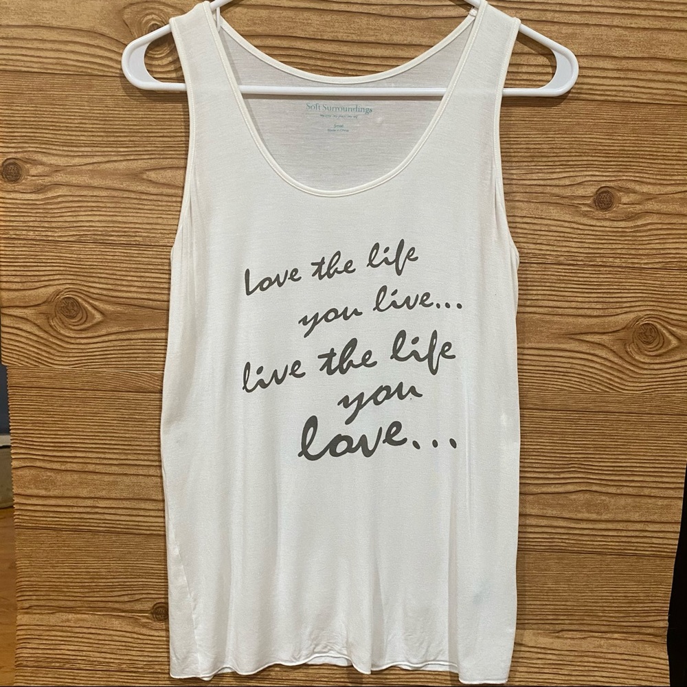 Soft Surroundings Tank Top Sz S